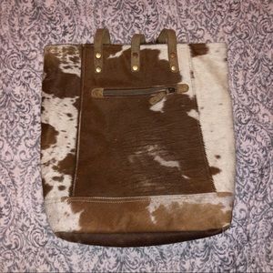 Myra bag- hair on hide